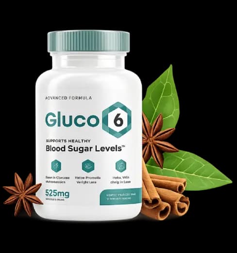 Gluco6 supplement bottle